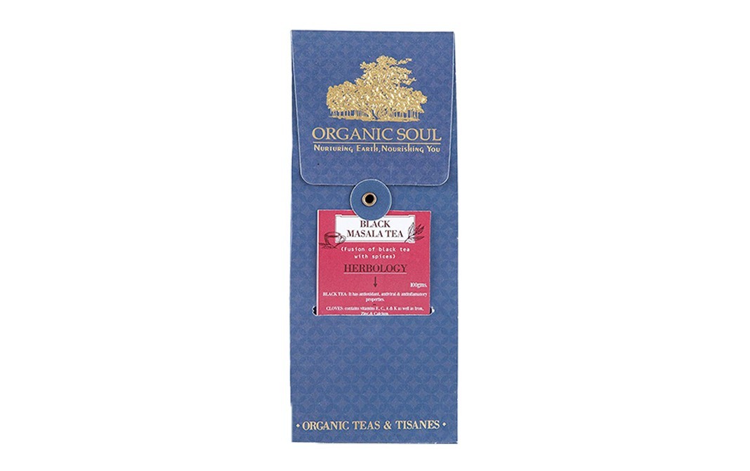 Organic Soul Black Masala Tea    Box  100 grams